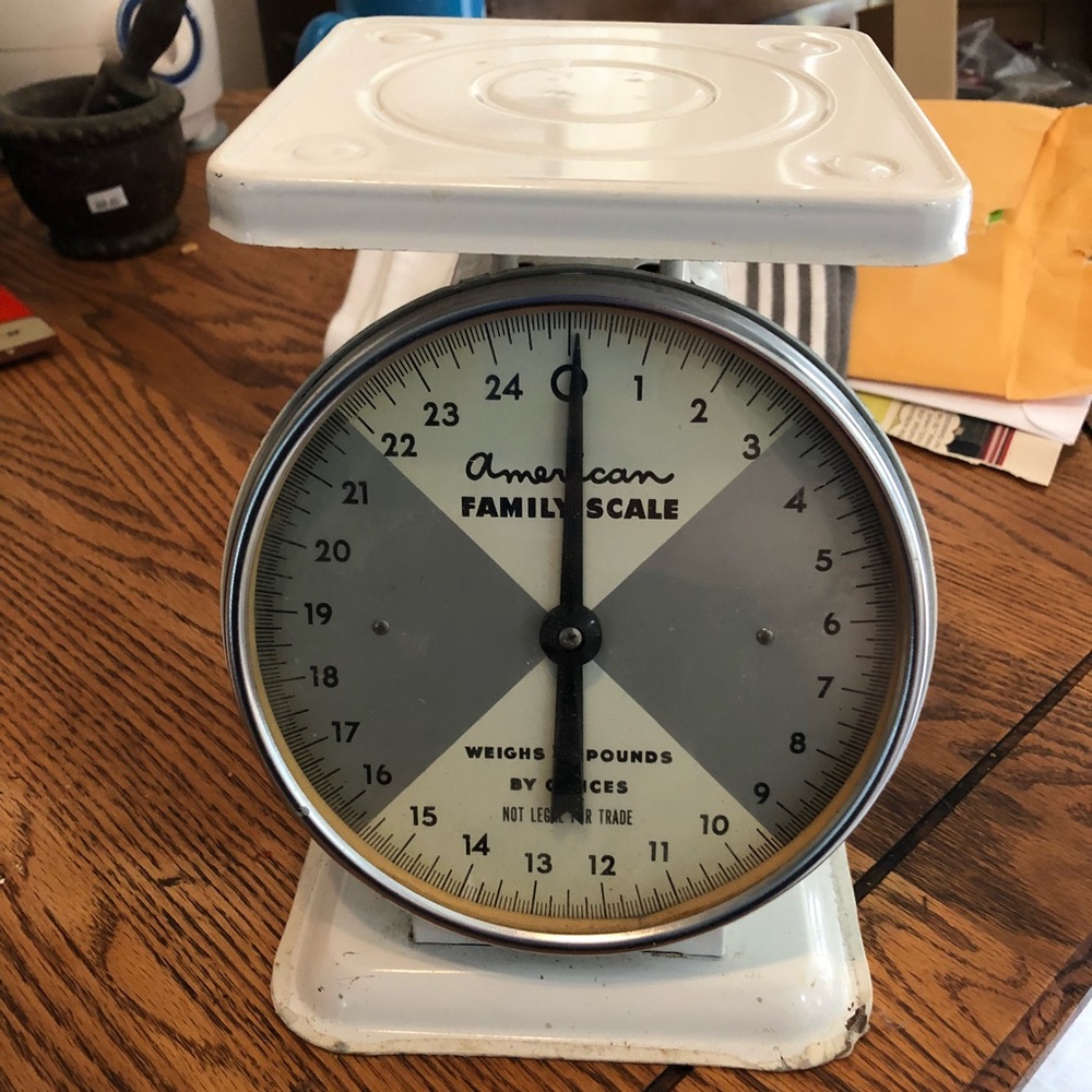 Antique American family scale